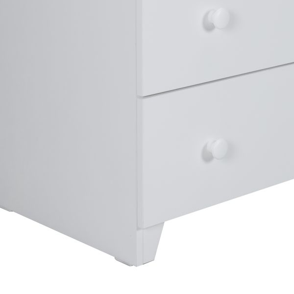 Europe Baby Sarah Babykamer Wit | Bed 70 x 140 cm + Commode