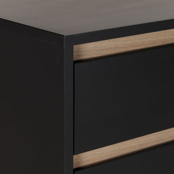Europe Baby Sterre Commode XL Zwart / Oak