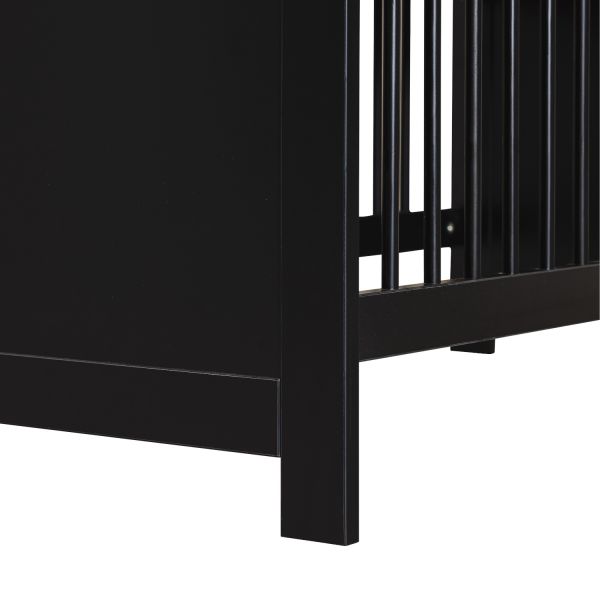 Europe Baby Vittoria III Babybed Zwart 70 x 140 cm