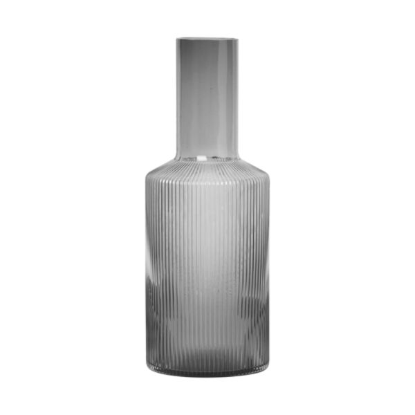 Ferm Living Ripple Karaf Smoked Grey