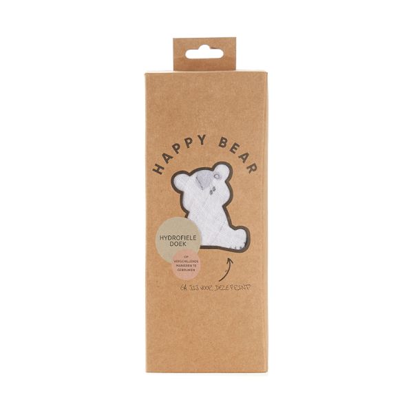 HappyBear Blue Giraffe Hydrofiel Luier 120 x 120 cm