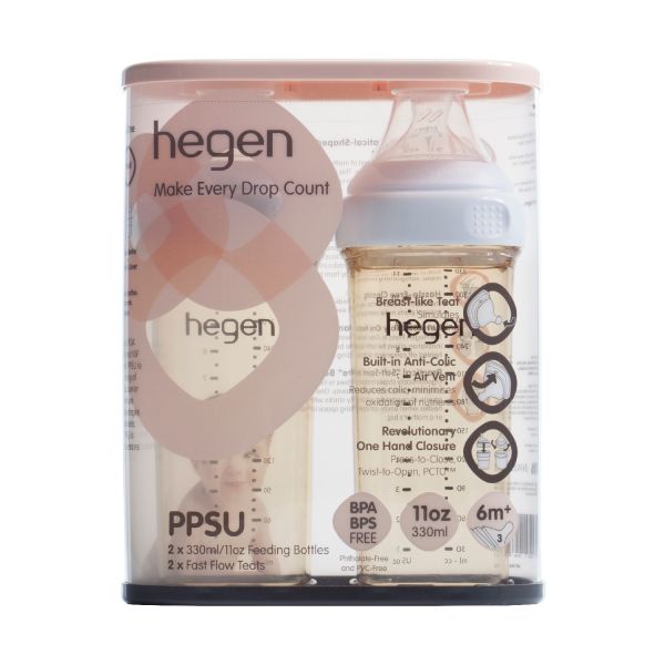 Hegen Babyfles 330 ml 2 Stuks
