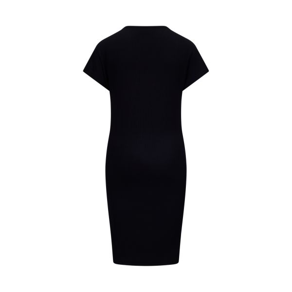 Het Bevallingsjurkje Bamboo Rib - XS / S - Black