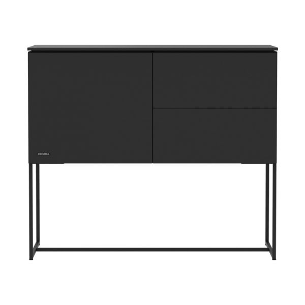 Kidsmill Intense II Commode 1D / 2L Mat Zwart - Zwart - Mat Zwart