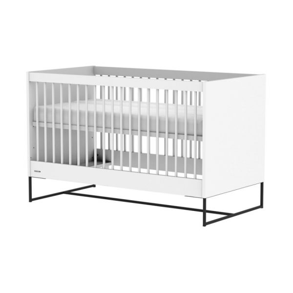 Kidsmill Intense II Babybed Mat Wit - Zwart - 70 x 140 cm