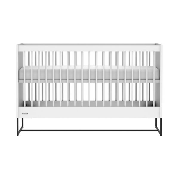 Kidsmill Intense II Babybed Mat Wit - Zwart - 70 x 140 cm