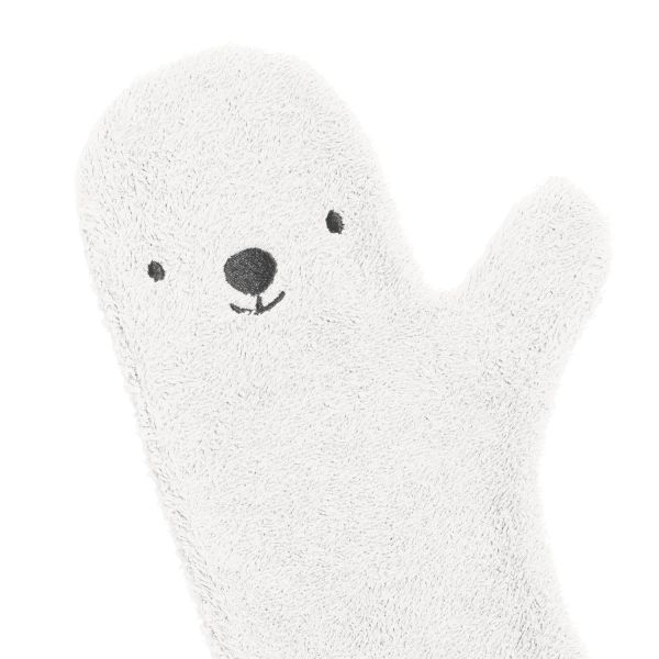 Nifty Beer Shower Glove White