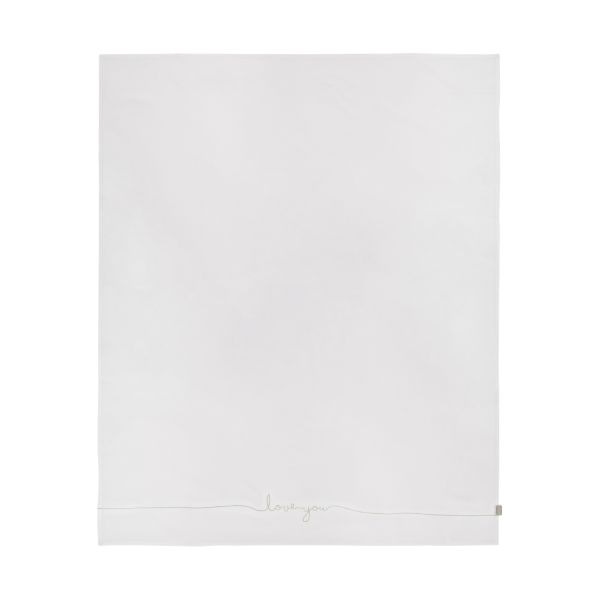 Jollein Love You Ledikantlaken Nougat 120 x 150 cm