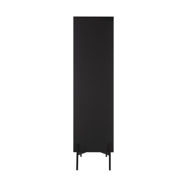Kidsmill Boutique Babykamer Zwart Mat | Bed 60 x 120 cm + Commode + Kast 2-Deurs