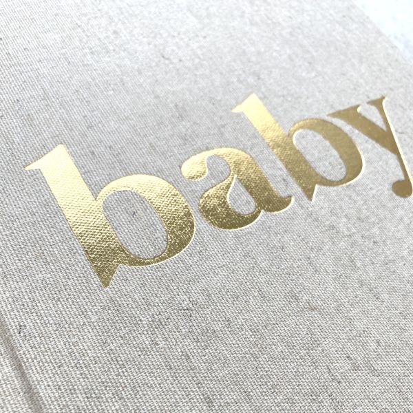 Kidooz Baby Mijn Eerste Jaar Boek Linnen Goudfolie