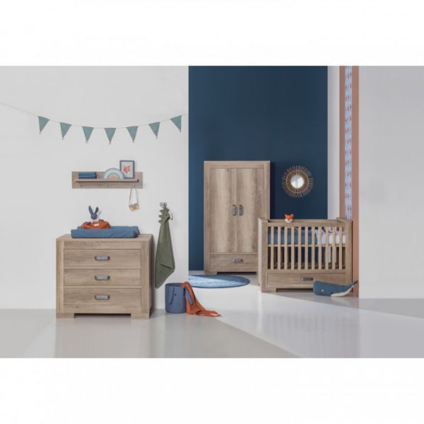 Kidsmill Brent Babybed Met Lade Oldwood 70 x 140 cm