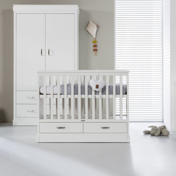 Kidsmill Newport Babybed Wit 60 x 120 cm