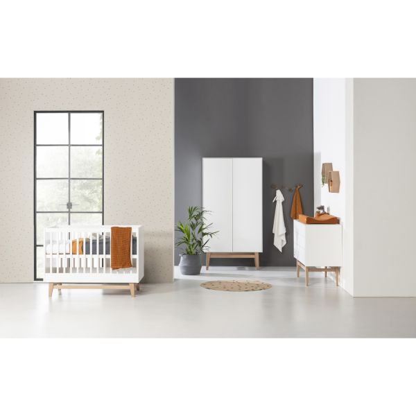 Kidsmill Noud Babybed Wit 70 x 140 cm