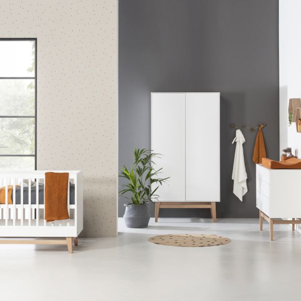 Kidsmill Noud Babybed Wit 70 x 140 cm