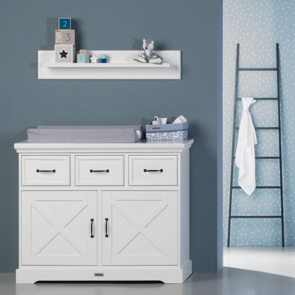 Kidsmill Savigno Commode Wit Met Kruis