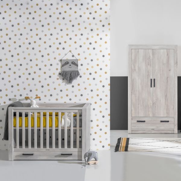 Kidsmill Sem Nautic Babybed Met Lade Grijs  60 x 120 cm