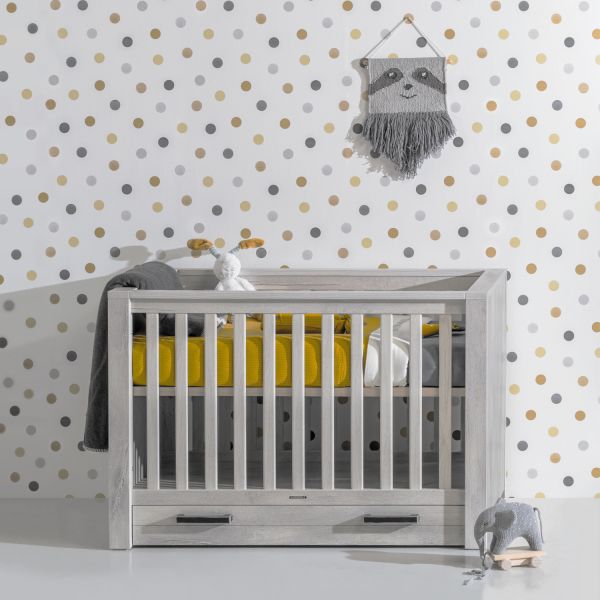 Kidsmill Sem Nautic Grijs Babybed Met Lade 70 x 140 cm