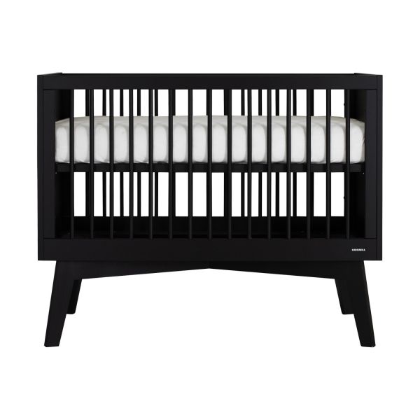 Kidsmill Sixties Babybed Zwart Mat 60 x 120 cm