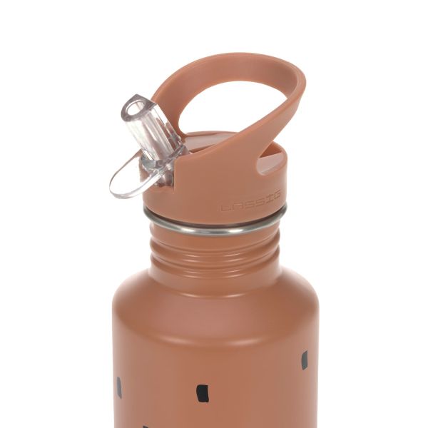 Laessig Happy Prints Fles Roestvrijstaal Caramel