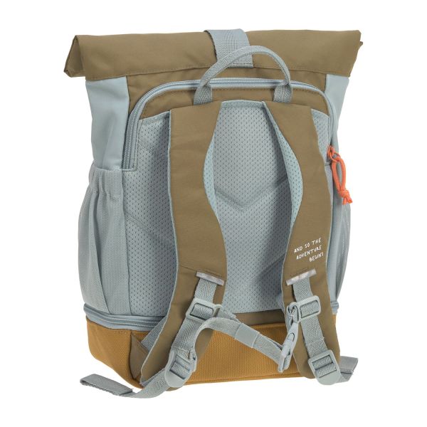 Laessig Rolltop Mini Backpack Nature Light Blue