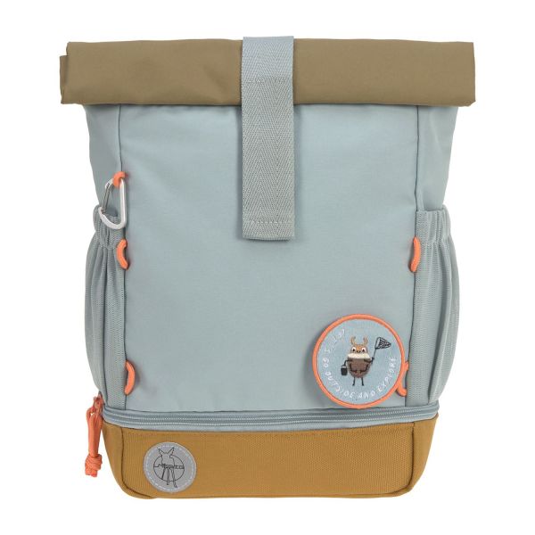 Laessig Rolltop Mini Backpack Nature Light Blue