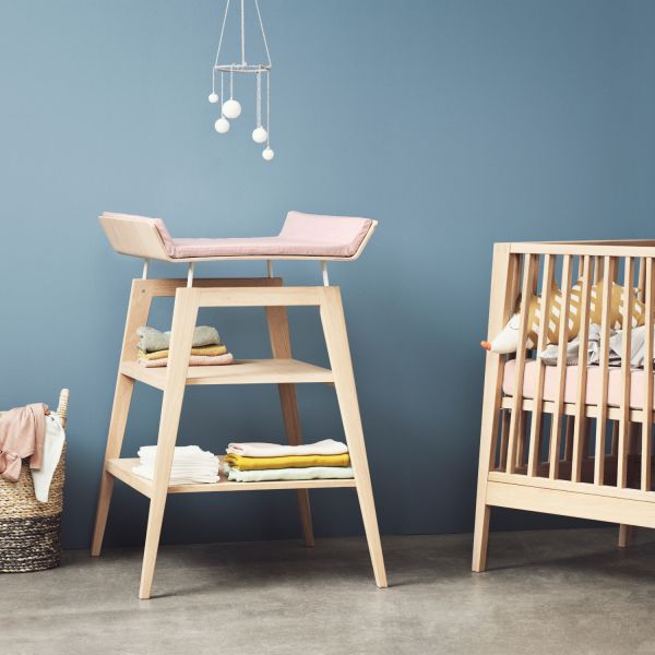 Leander Linea Verschoontafel Incl. Waskussen - Beech