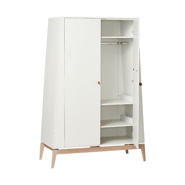 Leander Luna Kledingkast Large White / Oak