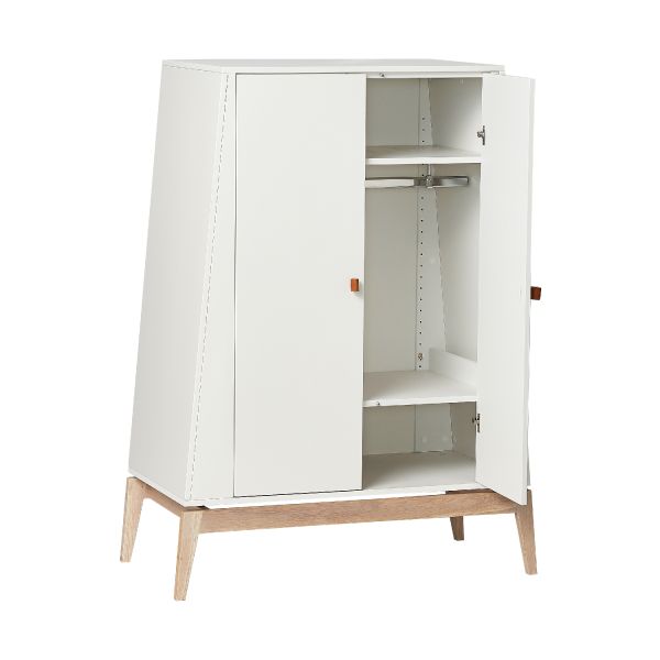 Leander Luna Kledingkast Small White / Oak
