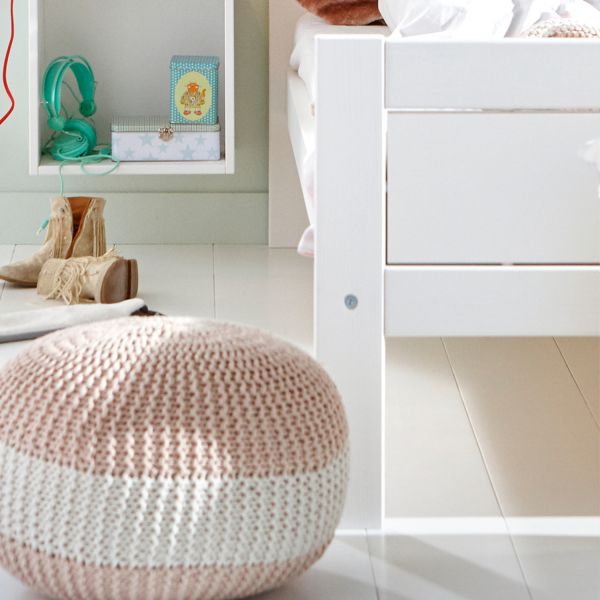 LIFETIME Kidsrooms Basisbed Luxe Wit Gelakt
