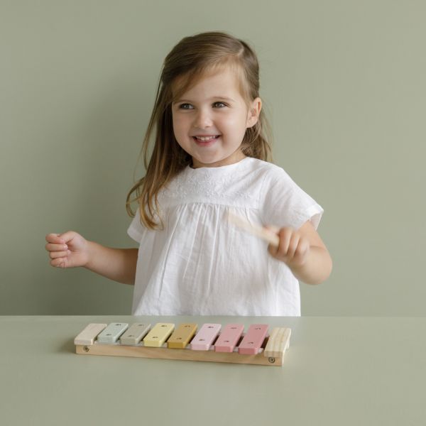 Little Dutch Houten Xylofoon Pink