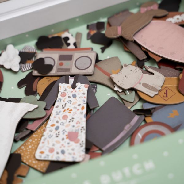 Little Dutch Jim & Rosa Magnetisch Speelbord