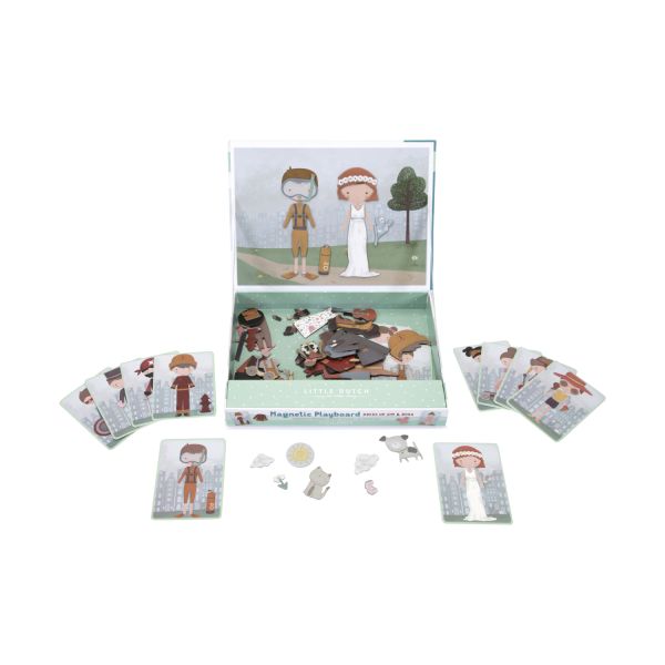 Little Dutch Jim & Rosa Magnetisch Speelbord