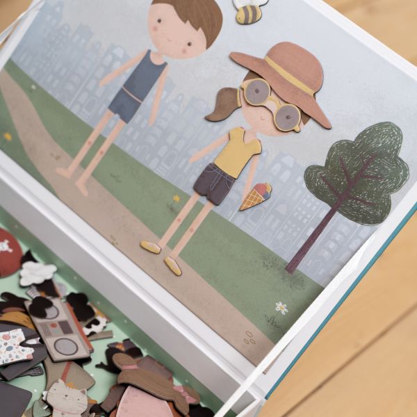 Little Dutch Jim & Rosa Magnetisch Speelbord