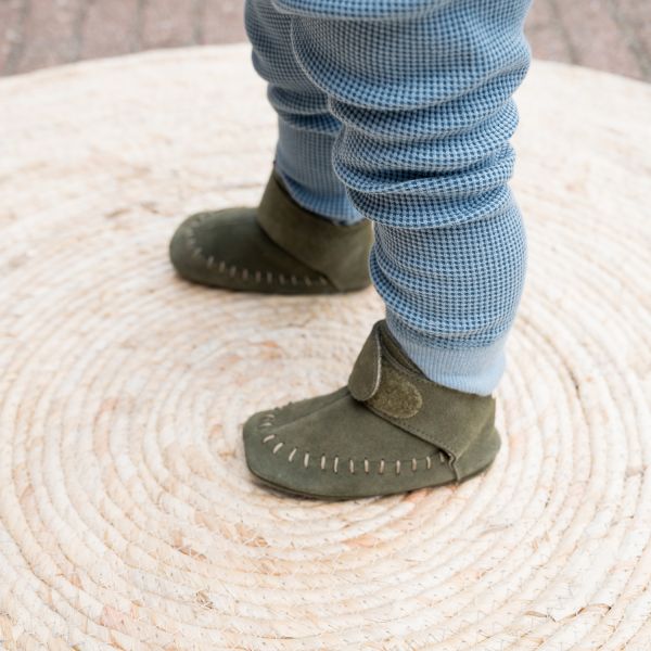 Lodger Walker Moccasin Slofjes Olivine 15-18 Mnd