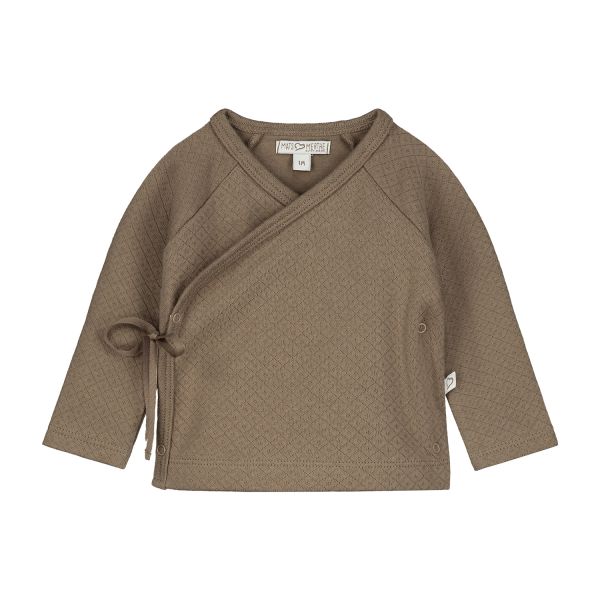 Mats & Merthe Benthe Overslagvest Taupe 1 Mnd