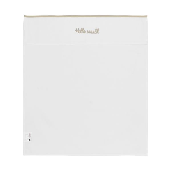 Meyco Hello World Ledikantlaken 100 x 150 cm Sand