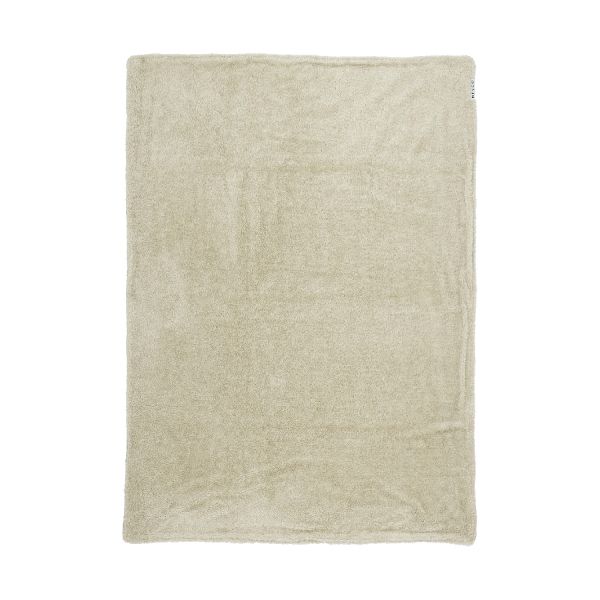 Meyco Knit Basic Fleece Ledikantdeken 100 x 150 cm Sand Melange