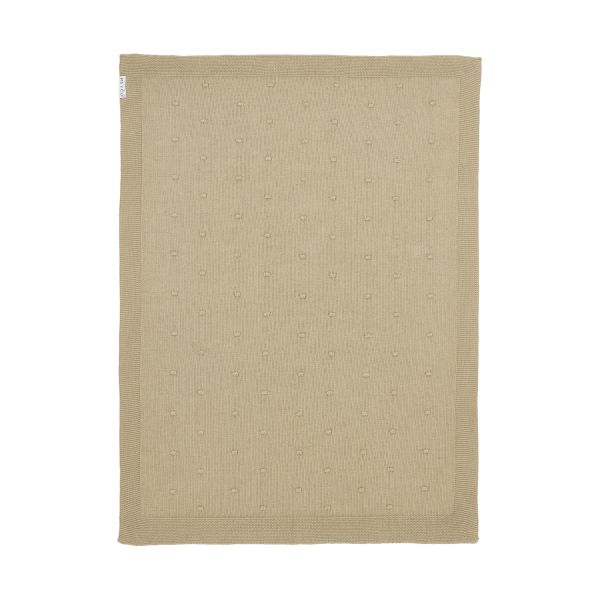 Meyco Mini Knots Ledikantdeken 100 x 150 cm Sand
