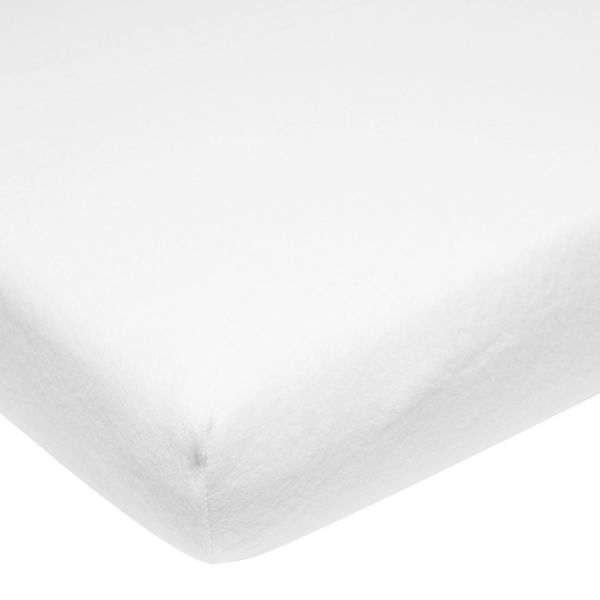 Meyco Molton Stretch Hoeslaken 50 x 90 cm Wit