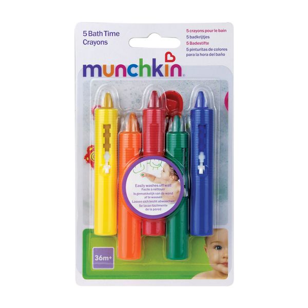 Munchkin Afwasbare Badkrijtjes 5 Stuks