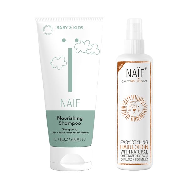 Naïf Shampoo en Haarlotion Set