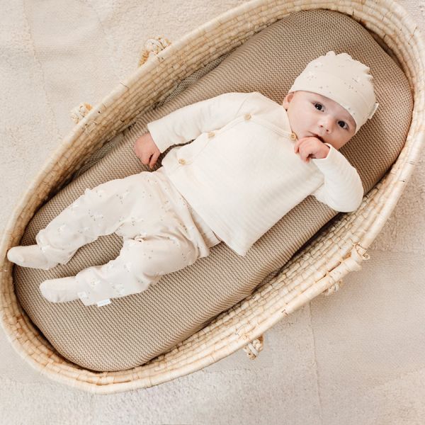 Little Dutch Little Goose Legging - Maat 50 - Beige 