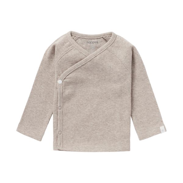 Noppies Rib Nanyuki Shirt Taupe Melange Mt. 44