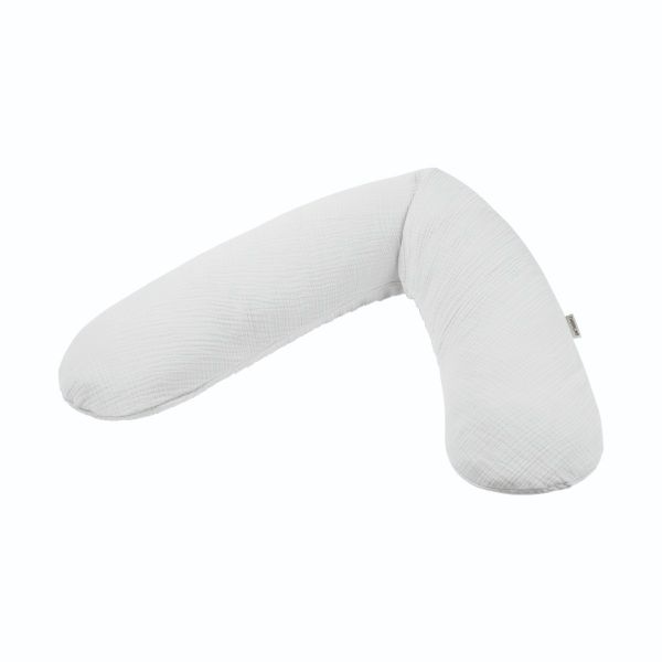 Theraline - Voedingskussen Met Hoes - Muslin - Light Grey