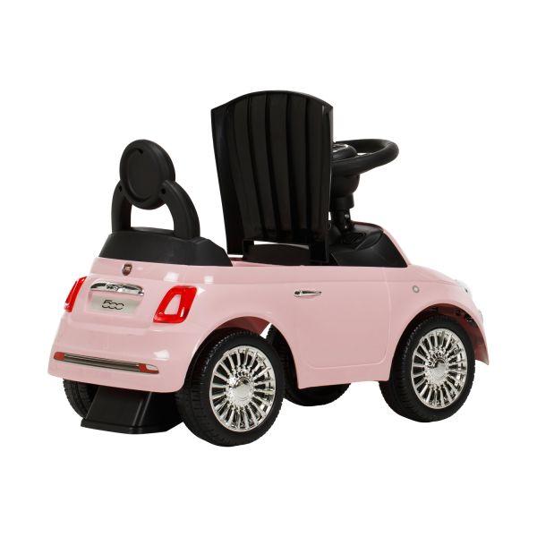 Puck Fiat 500 Loopauto Lichtroze