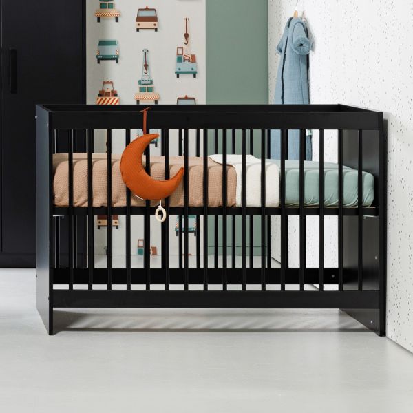Europe Baby Nova Babybed Zwart 60 x 120 cm