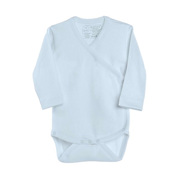 Rapife Overslagromper Lange Mouw Skyblue Mt. 62