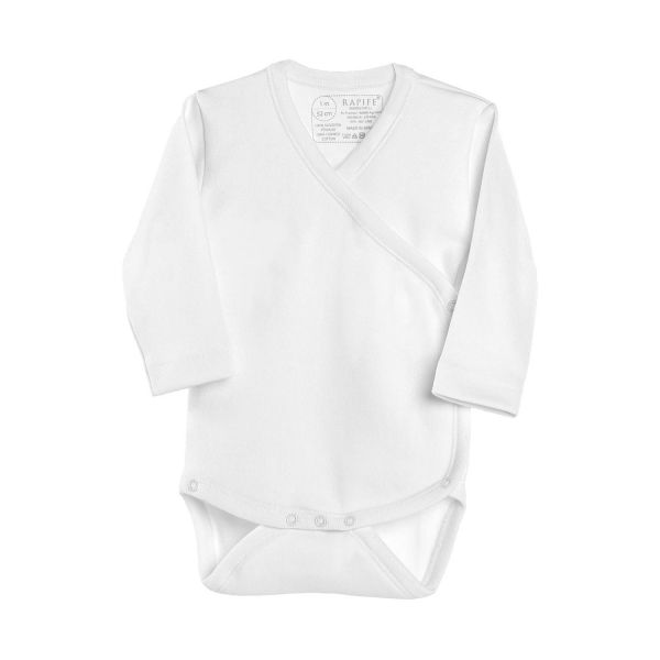 Rapife Overslagromper Lange Mouw White Mt. 44