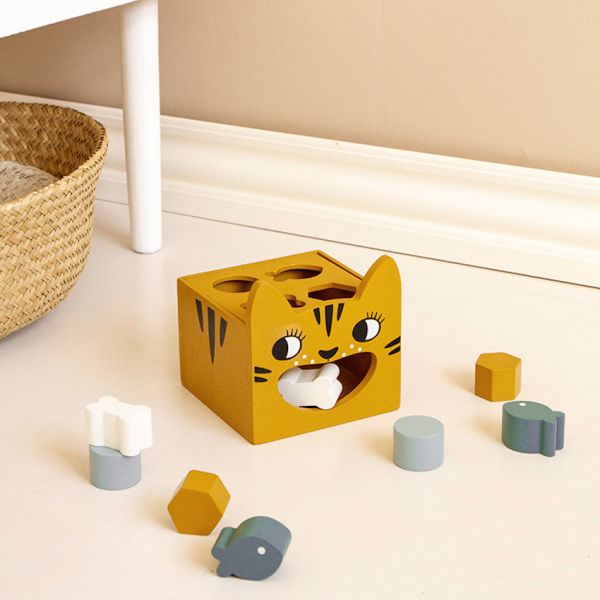 Roommate Tiger Houten Vormenstoof
