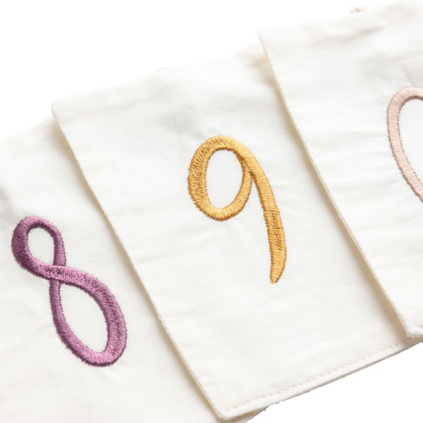 Sebra Slinger - Birthday Bunting - Gifts & Numbers